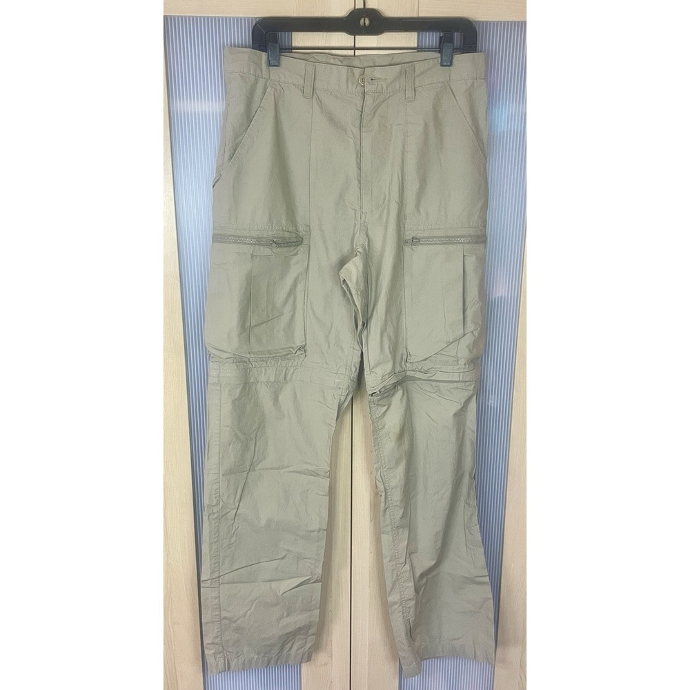 BERETTA Men's Hunting Hiking‎ Convertible Pants to Shorts Tan Sz 32 M Outdoor